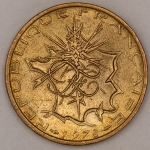 Numismática, FRANCE. Uma Moeda 10 Francs 1978