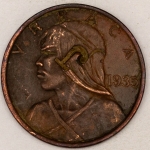 Numismática, PANAMA. Uma Moeda 1 Centavo 1935