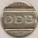 Antiga ficha telefônica do sistema Telebras Ano 1988. Complete sua coleção. 