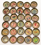 Coleção completa com 30 tampinhas (chapinhas) de Coca-Cola Som na Tampa (Ano 2012). Escassas. Oportunidade. 