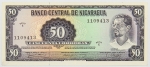 Numismática, Nicarágua. Cédula de 50 Córdobas 1979 P-131 UNC