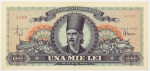 Numismática, Romênia. Cédula de 1000 Lei 1948 P-85 AU