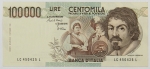Numismática, Itália. Cédula de 100.000 Liras 1983 P-110a FE