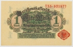Numismática, Alemanha. Cédula de 1 Marco 1914 P-50(2) FE