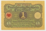 Numismática, Alemanha. Cédula de 1 Marco 1920 P-58 FE