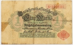 Numismática, Alemanha. Cédula de 1 Marco 1914 P-50(1)
