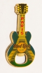Colecionismo - Lindo Abridor de Garrafas do Hard Rock Café de Paris
