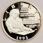 Numismática, USA. Peça em tamanho reduzido em prata 925. Marcada e constrastada. Encapsulada com 13,5g de prata cada peça sem a cápsula. 