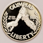 Numismática, USA. Peça em tamanho reduzido em prata 925. Marcada e constrastada. Encapsulada com 13,5g de prata cada peça sem a cápsula. 