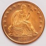 Numismática, USA. Onça de cobre. 