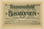 Numismática, Áustria. 5 kronen 1918. Flor de estampa. 