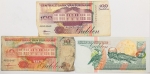 Numismática, Suriname. 3 peças. 