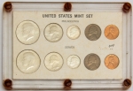Numismática, USA. 1964. Mint Set Philadelphia e Denver com 6 peças em prata. Raríssimo. 