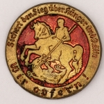 Numismática, Alemanha. WHW. Campanha de inverno 3mm. São Jorge. 