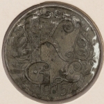 Numismática, Áustria. 20 heller de Marchtrenk (KLG) Império austríaco. 1915. Alta cotação. Campo de prisioneiros. 