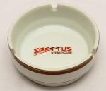Colecionismo. Cinzeiro da churrascaria Spettus, porcelana Steatita.