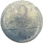 Brasil - 2 CRUZEIROS de 1942 -  ESCASSA 
