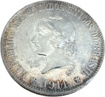 Brasil - 2.000 RÉIS E 1911 - XX GRAMAS - PRATA - BONITA