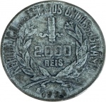 Brasil - 2.000 RÉIS de 1924  - PRATA