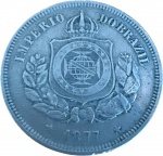 Brasil - 100 RÉIS de 1877 - IMPERIO 
