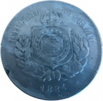 Brasil - 200 RÉIS de 1884 - IMPERIO - BONITA