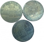 Brasil - 500 RÉIS de 1936, 1937 e 1938 