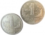 Brasil - 1 CRUZEIRO de 1944 e 1953 - BONITAS