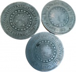 Brasil - 200 RÉIS de 1889,1893 e 1895 - REPUBLICA