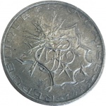 França - 10 Francos de 1985 - COBRE e ALUMINIO Km#940 - Baixa Tiragem