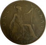 Reino Unido - 1 PENNY de 1912