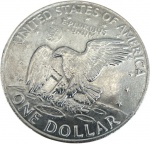 USA - ONE DOLLAR de 1974 - FLOU DE CUNHO  - Km#203