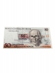 Brasil - Cédula de 50 Cruzeiros de 1990 - REPOSIÇÃO - FE