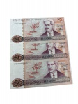 Brasil - Cédula 50 CRUZADOS - FE 3 CÉDULAS SEQUENCIAIS