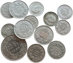 Henvetia - Lote de moedas diversas