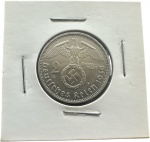Alemanha - 3º REICH - 2 Reichsmark - 1939 A - Prata 625 - 8 gr - 25 mm - `Item não Promove ou glorifica violência ou intolerância racial. Está à venda apenas para fins de preservação da memória histórica. A organização do leilão não faz apologia a quaisqu
