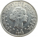 Brasil - 1.000 RÉIS DE 1913 - ESTRELAS SOLTAS -PRATA