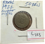 Brasil - 50 RÉIS de 1922 - CUPRO NIQUEL- SOBERBA