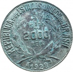 Brasil - 2.000 RÉIS DE 1928 - PRATA - MOÇINHA