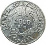 Brasil - 2.000 RÉIS DE 1924 - PRATA - MOÇINHA