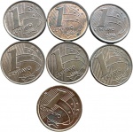 Brasil - 1 Centavo SÉRIE COMPLETA - 2ª Familia