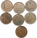 Brasil - 1 Centavo SÉRIE COMPLETA - 2ª Familia