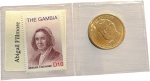 USA - MOEDA de One DOLLAR  de 2010 -P - PRESIDENTE MILLARD FILLMORE  de um lado e sua 1ª DAMA  do outro - FLOR CUNHO + SELO DA 1ª DAMA 