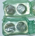 ANTIGA E RARA RAÇÃO MILITAR DAS FORÇAS ARMADAS. PASTILHA DE BANANA. PARA COLEÇÃO, IMPRÓPRIA PARA USO.