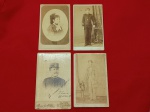LOTE CONTENDO 4 FOTOGRAFIAS ANTIGAS. ENTRE ELAS DO ESTÚDIO CARTE DE VISTE.