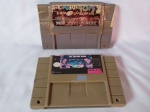 LOTE CONTENDO DUAS FITAS DE VIDEOGAME SUPER NINTENDO. NÃO FORAM TESTADAS.