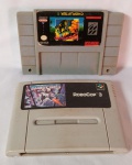 LOTE CONTENDO DUAS FITAS DE VIDEOGAME SUPER NINTENDO. NÃO FORAM TESTADAS.