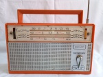 ANTIGO RÁDIO MARCA SEMP, COR LARANJA, MODELO TR500. NÃO TESTADO