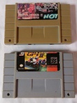 LOTE CONTENDO DUAS FITAS DE VIDEOGAME SUPER NINTENDO. NÃO FORAM TESTADAS.