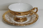 Xicara de Chá em porcelana -  Alemã - BAVARIA GETIMANN VOHENSTRAUB - Xicara 4,5 cm ; Pires 11 cm- (SA24)