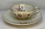 Xicara de Café em porcelana -  Francesa - SEVRES - Xicara 5 cm ; Pires 11 cm- (SA30)